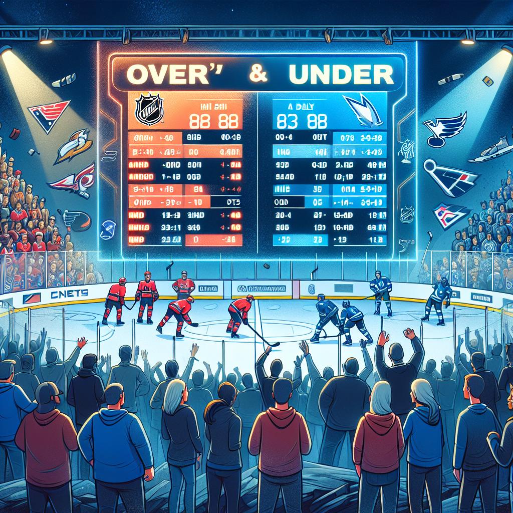 Over / Under ⁣Predictions‌ - NHL Picks Of The Day